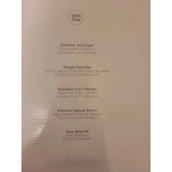 Papablic Baby Bottle Electric Steam Sterilizer and Dryer ***NO Small Basket*** - Picture 5 of 7